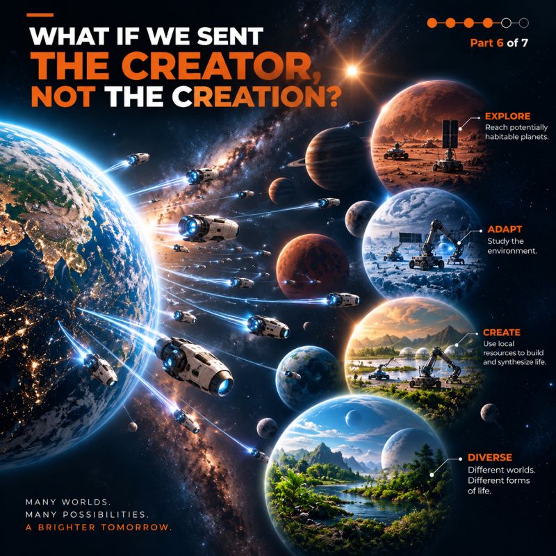 What If? Part 6: What if we sent the creator, not the creation?